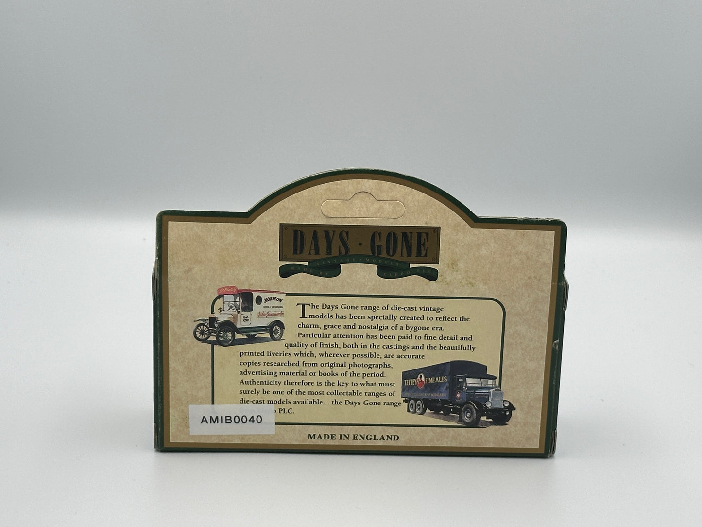 Days Gone 1920 Ford Model 'T' Van Jameson's Irish Whiskey