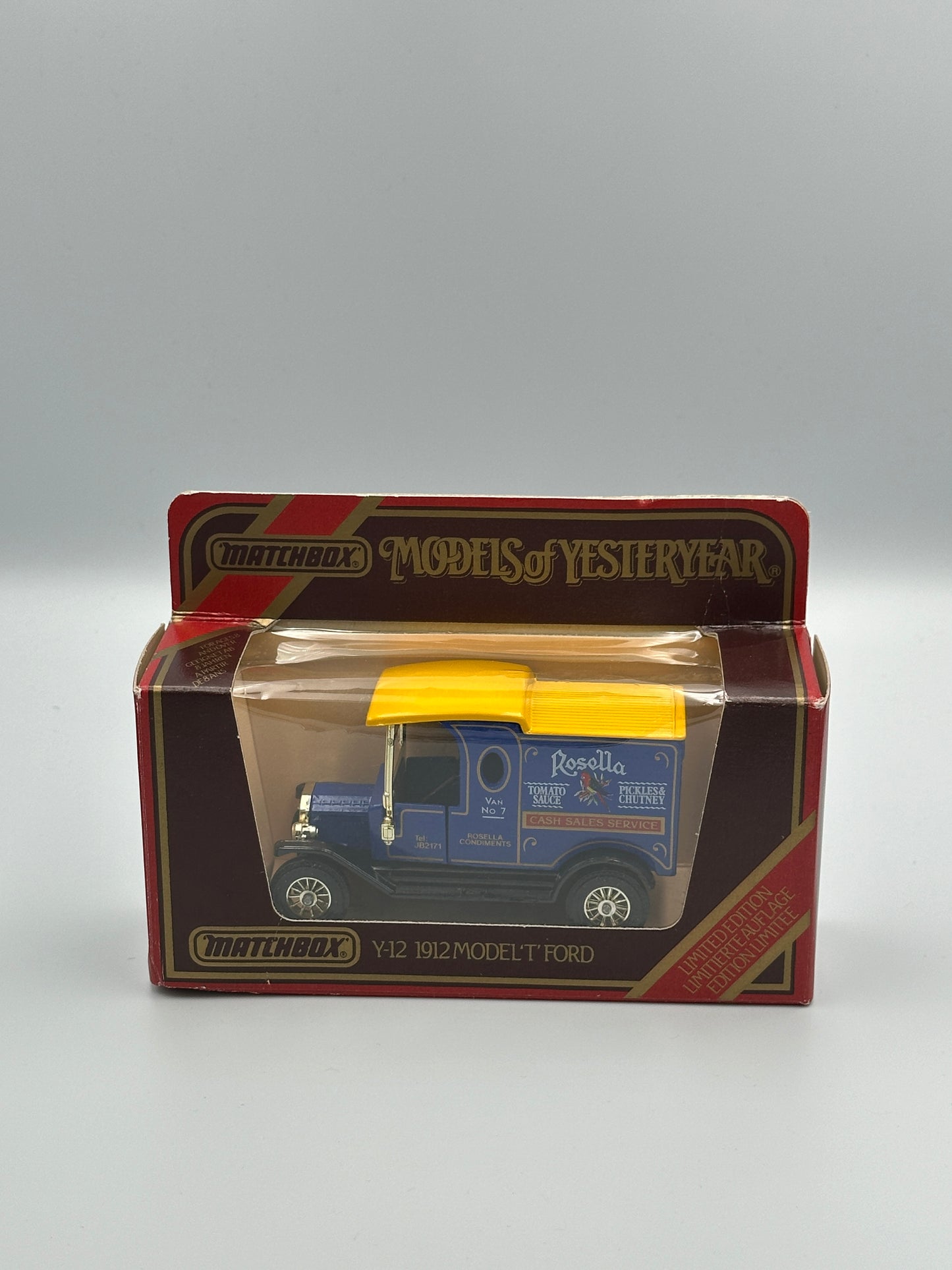 Matchbox Models of Yesteryear 1912 Model 'T' Ford Rosella