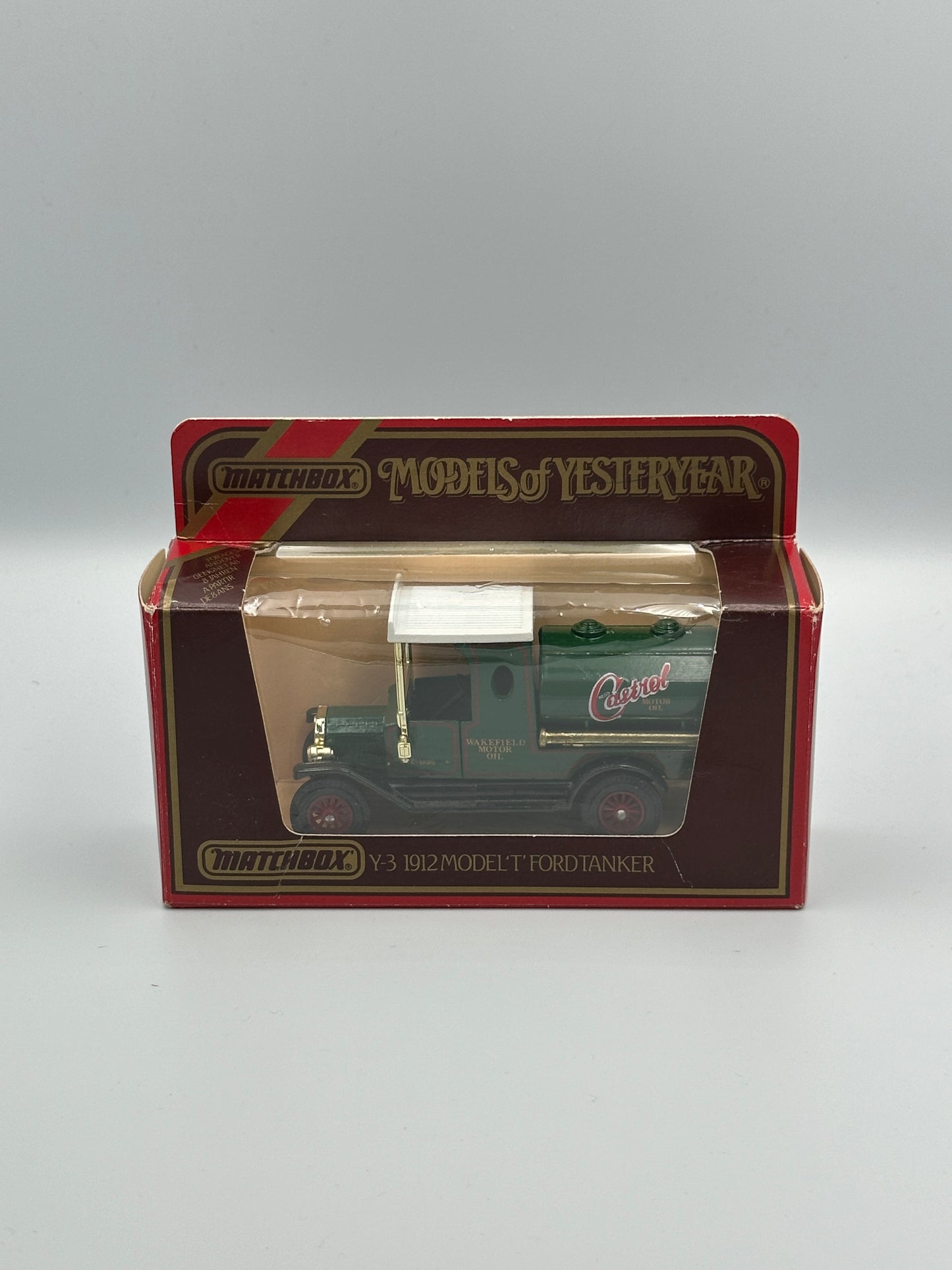 Matchbox Models of Yesteryear 1912 Model 'T' Ford Tanker Castrol Motor Oil