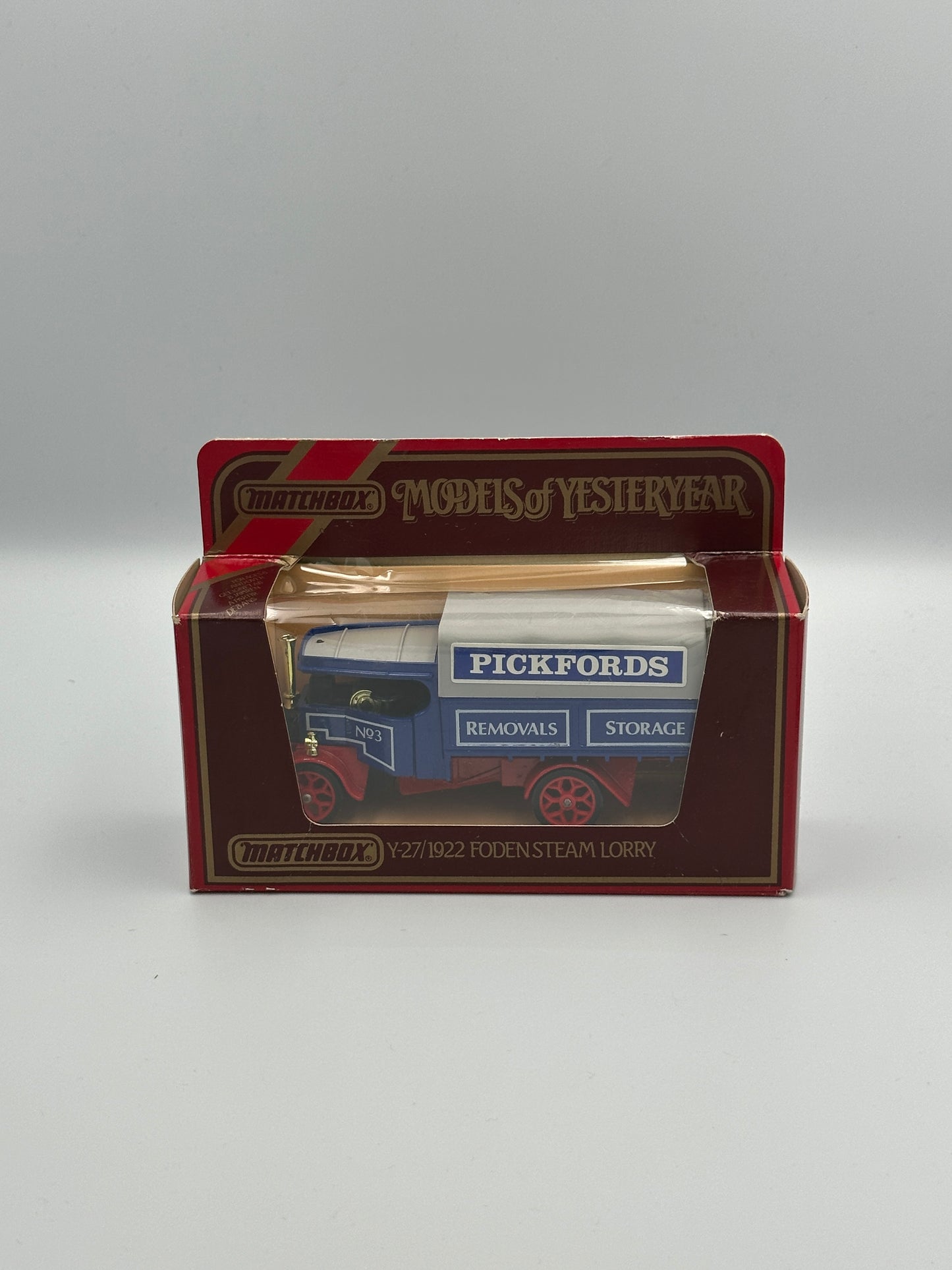 Matchbox Models of Yesteryear 1922 Foden Steam Lorry Pickfords Removals & Storage