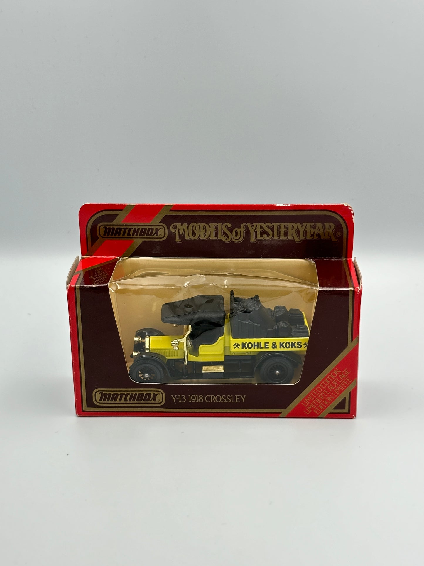Matchbox Models of Yesteryear 1918 Crossley Van "Kohle & Koks"