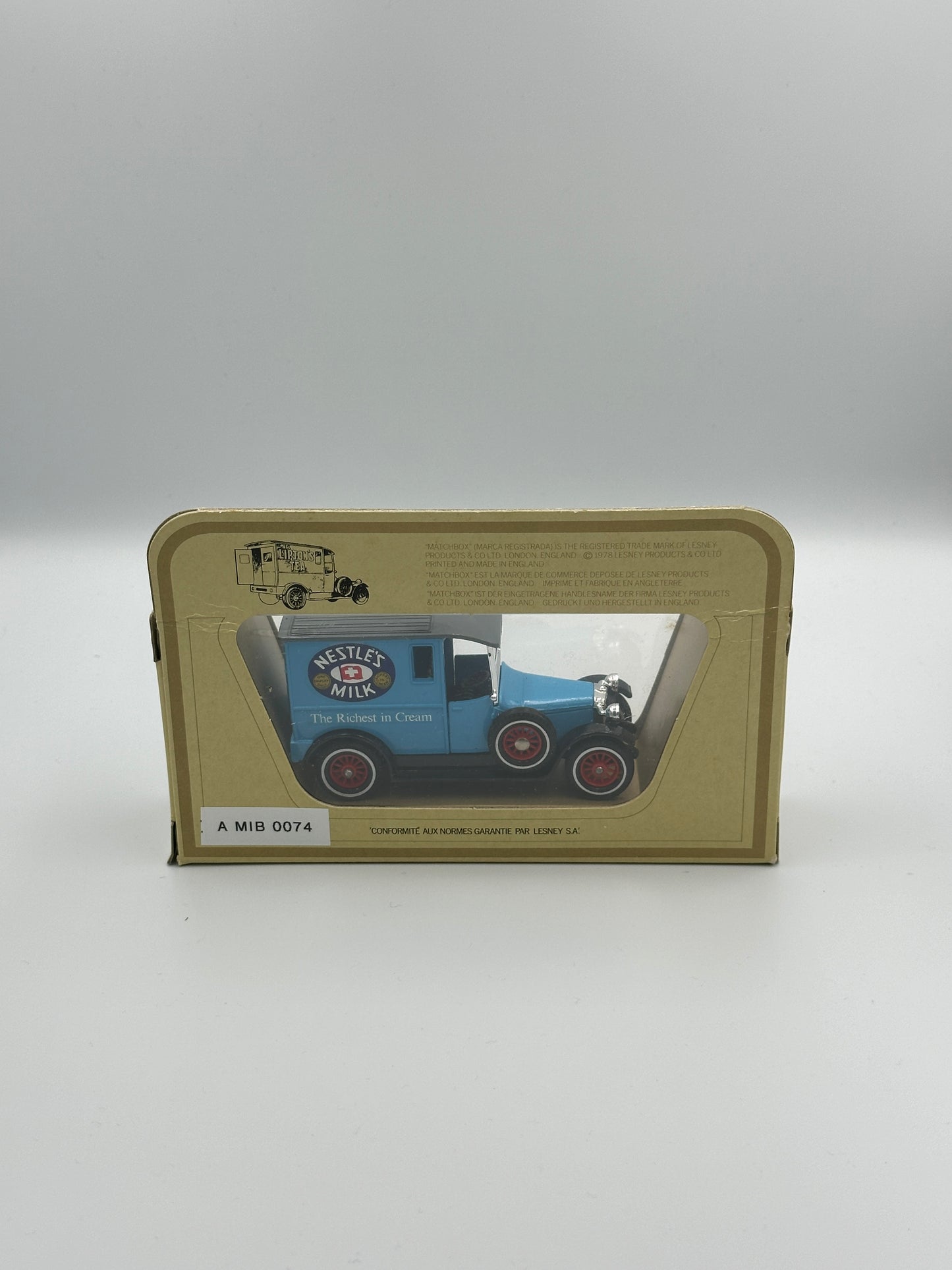 Matchbox Models of Yesteryear 1927 Talbot Van "Nestlé's Milk"