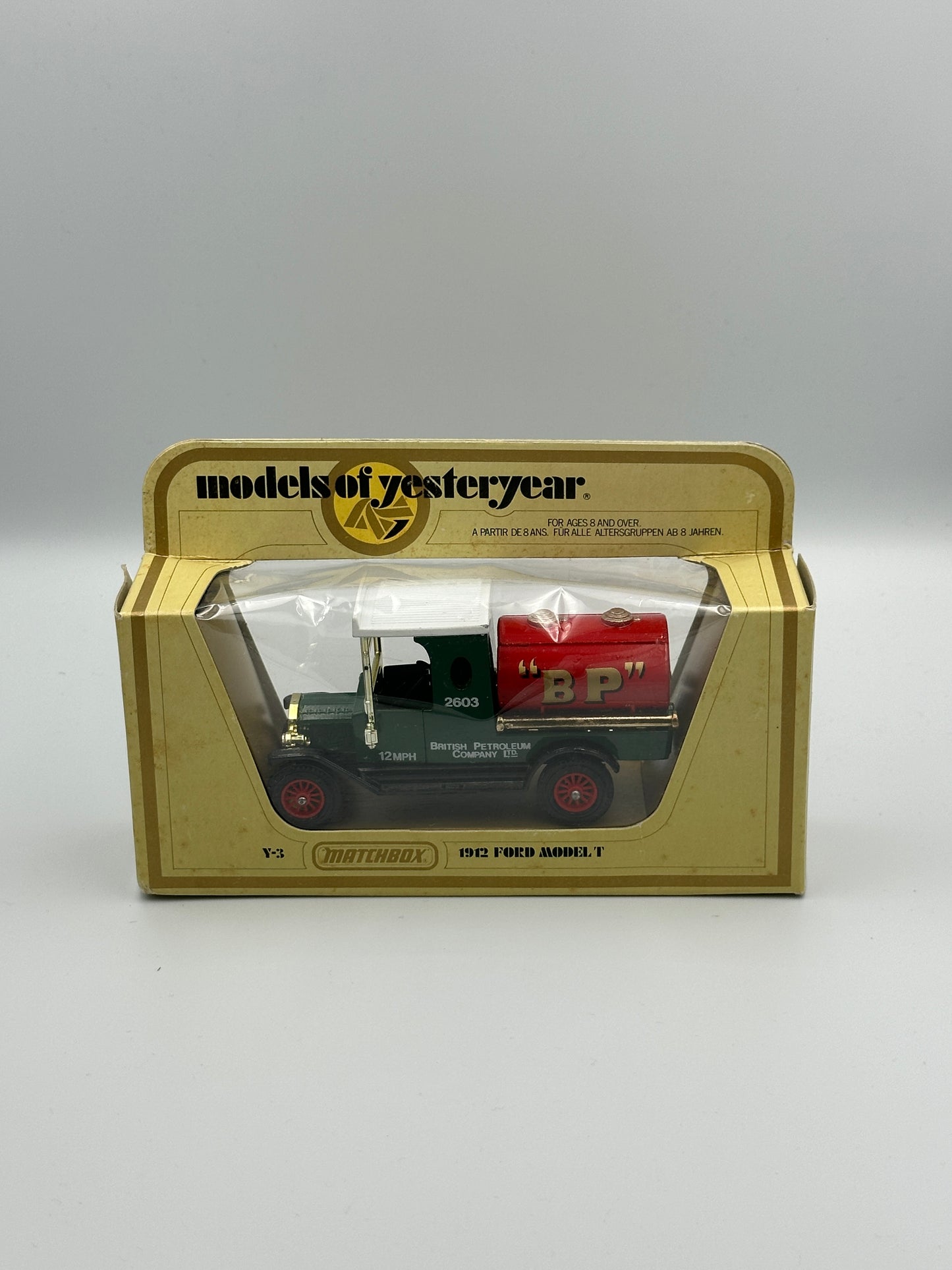 Matchbox Models of Yesteryear 1912 Ford Model T Tanker "BP"