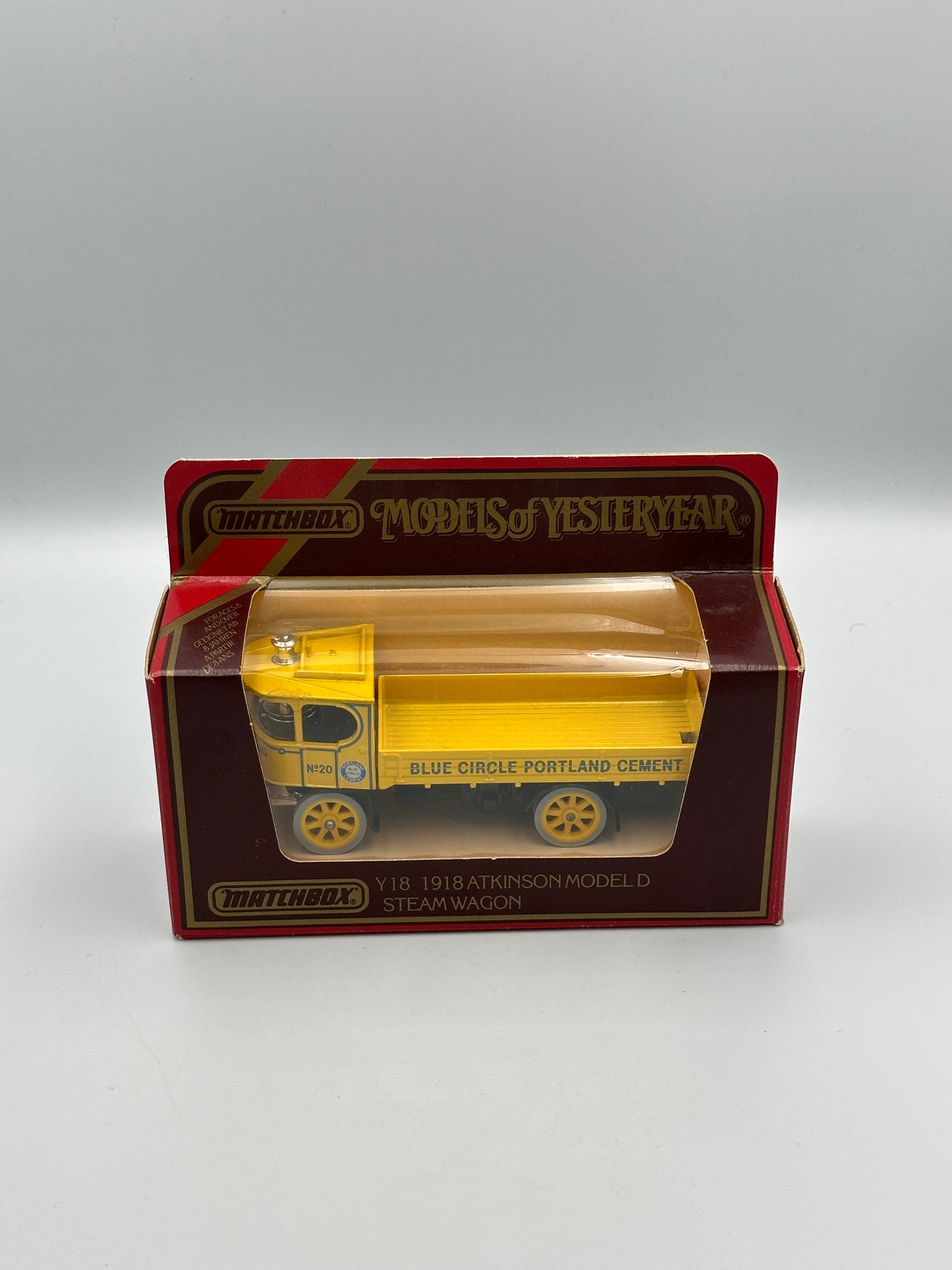 Matchbox Models of Yesteryear 1918 Atkinson Model D Steam Wagon "Blue Circle Portland Cement"