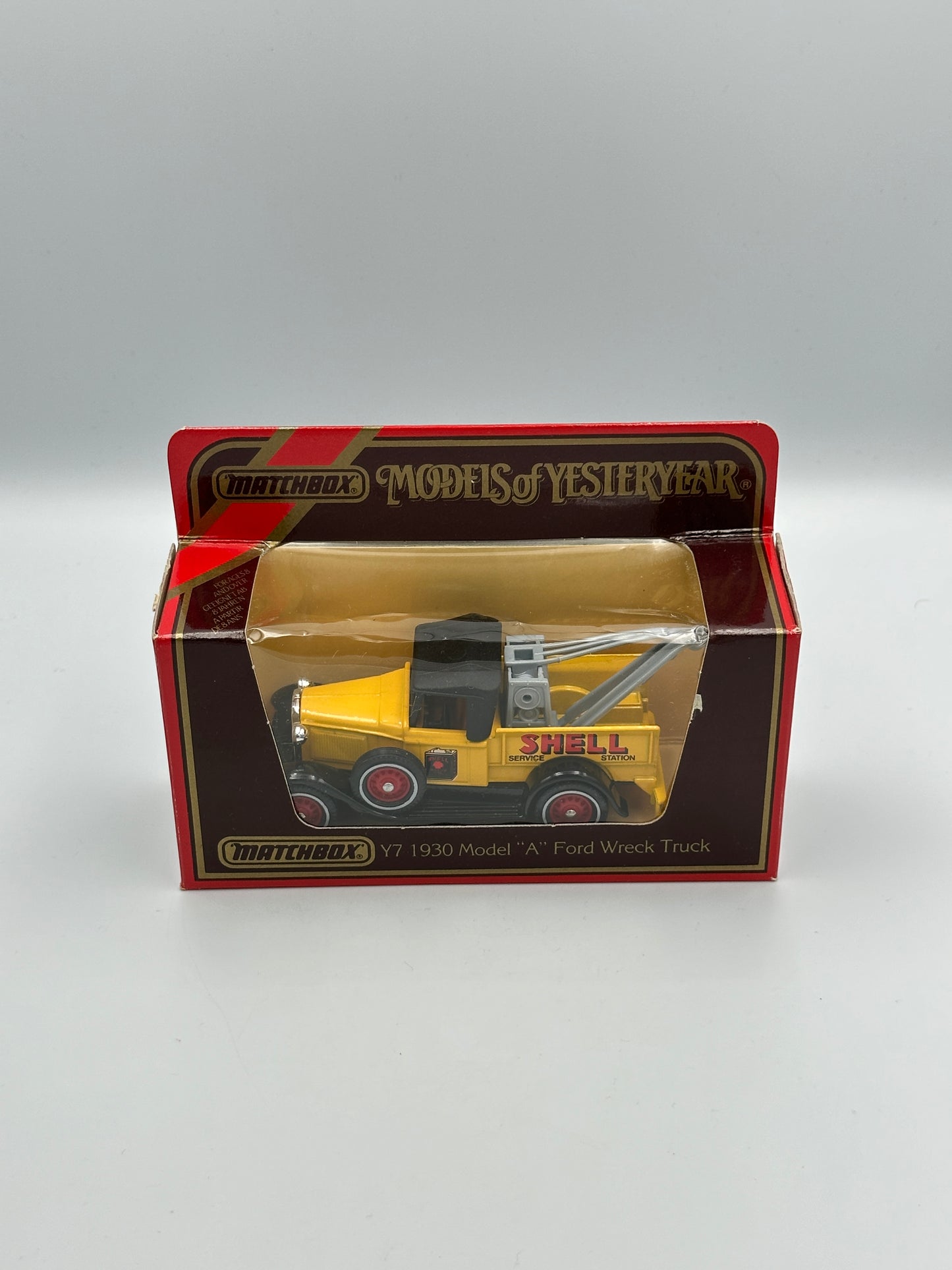 Matchbox Models of Yesteryear 1930 Model 'A' Ford Wreck Truck "Shell Service Station"