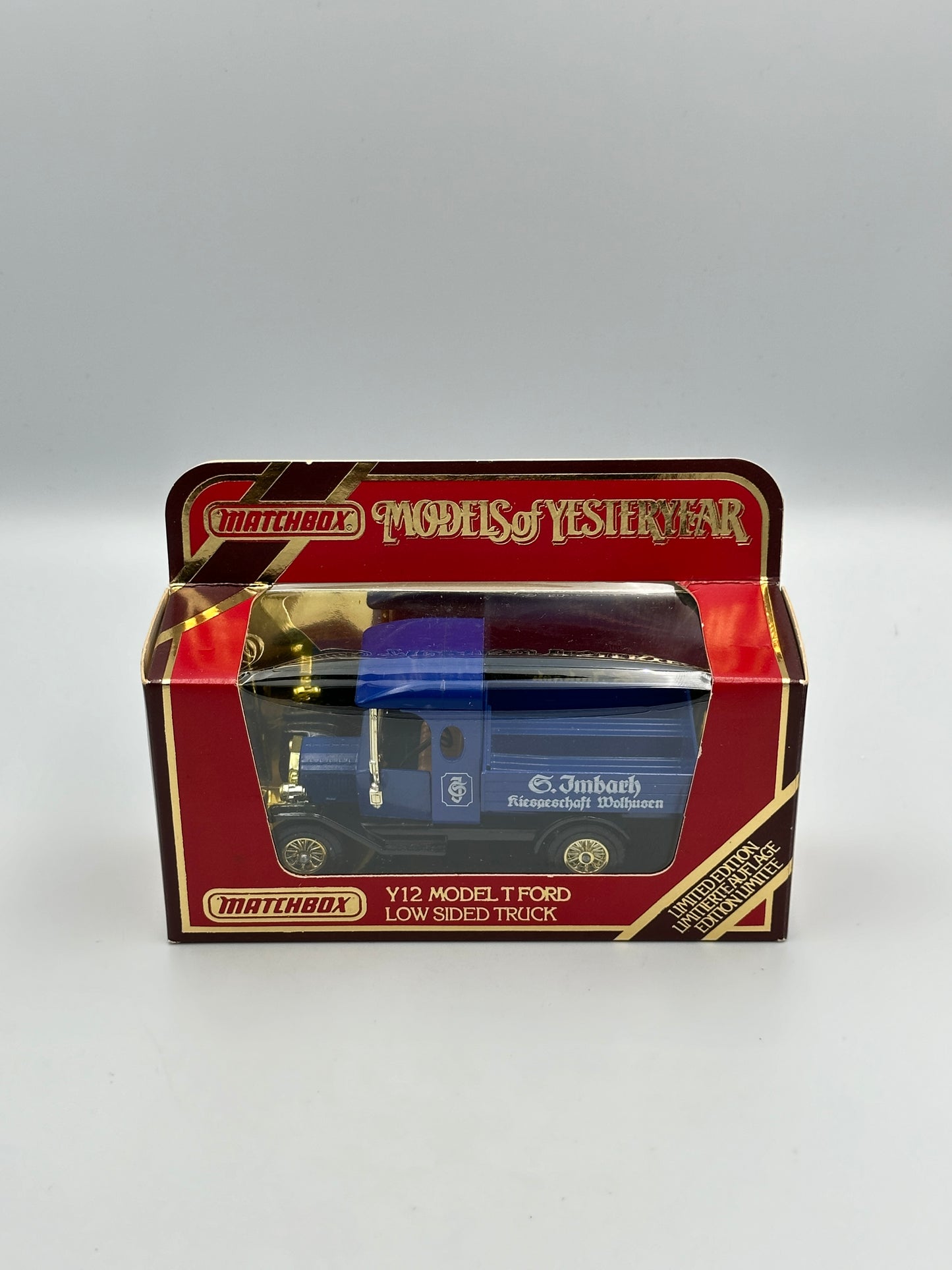 Matchbox Models of Yesteryear 1912 Ford Model 'T' Low Sided Truck "G. Imbarh"