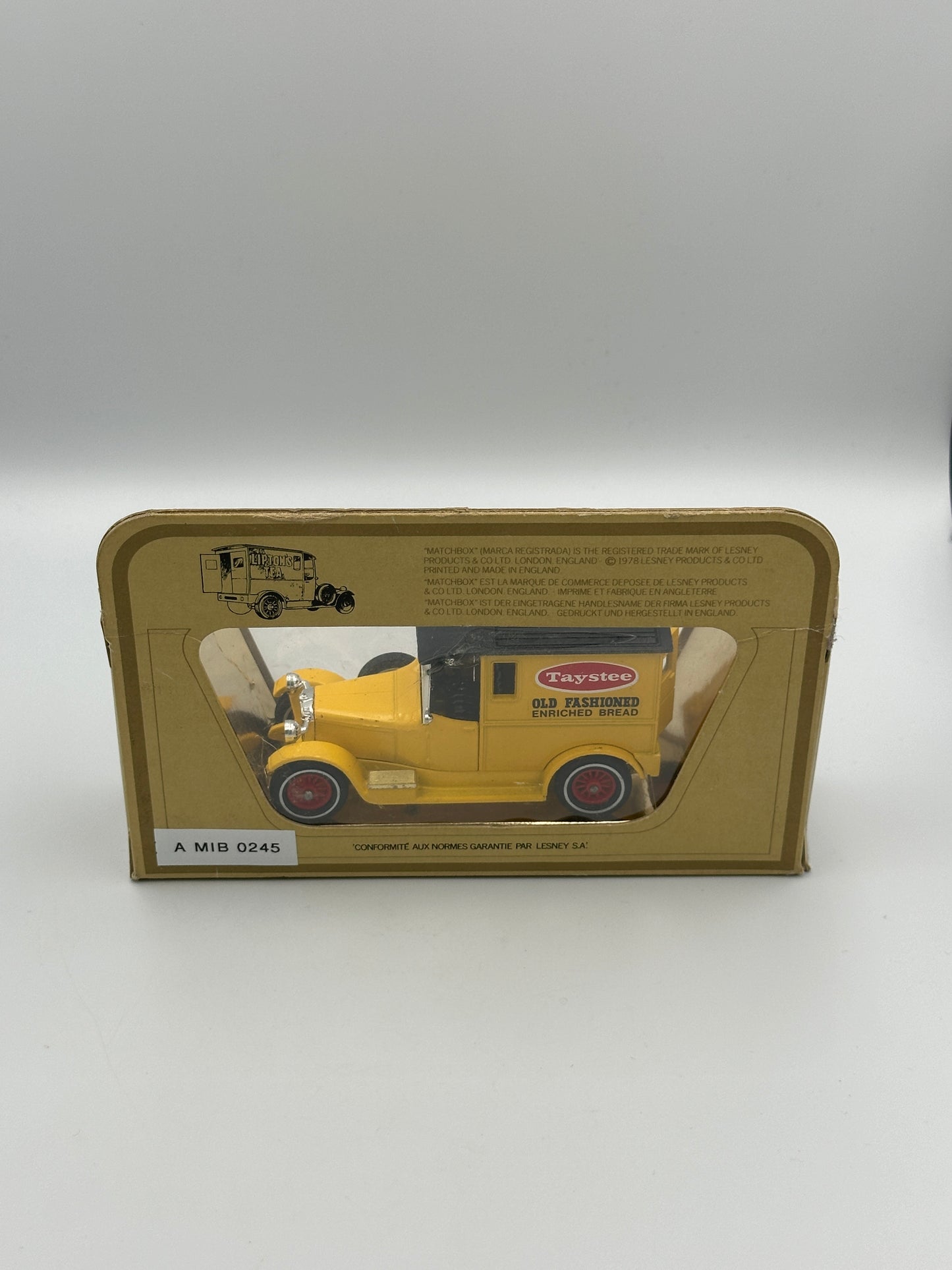 Matchbox Models of Yesteryear 1927 Talbot Van "Taystee Old Fashioned Enriched Bread"