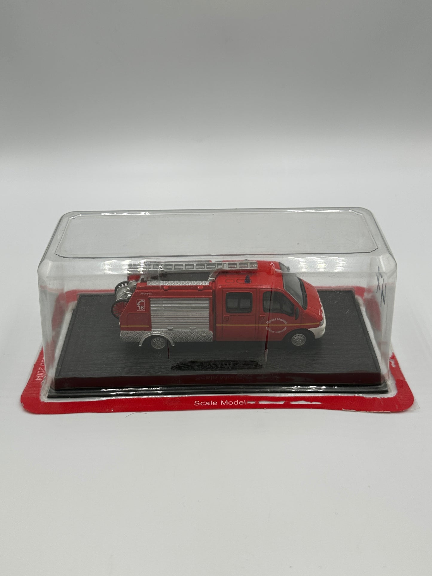 Del Prado Fire Engines of The World Issue 47. 2002 Fiat Ducato VPI Fire Truck FRANCE 1:57