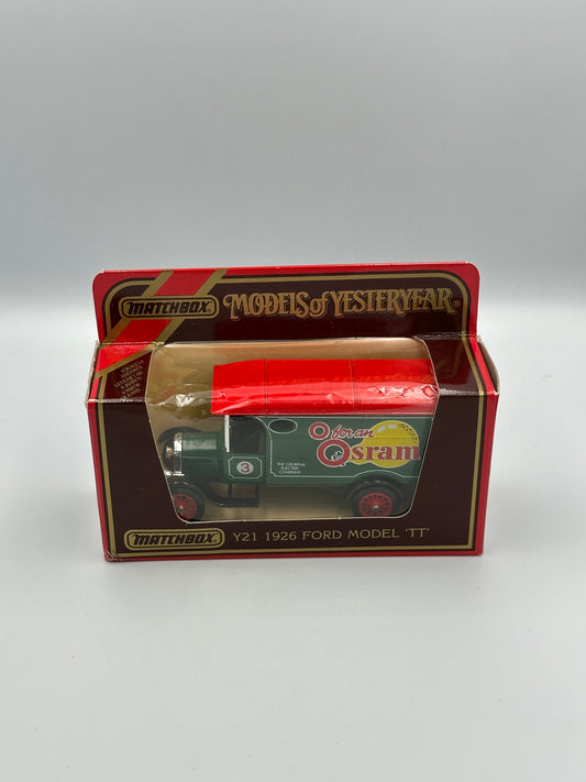 Matchbox Models of Yesteryear 1926 Ford Model 'TT' Van "O for an Osram"
