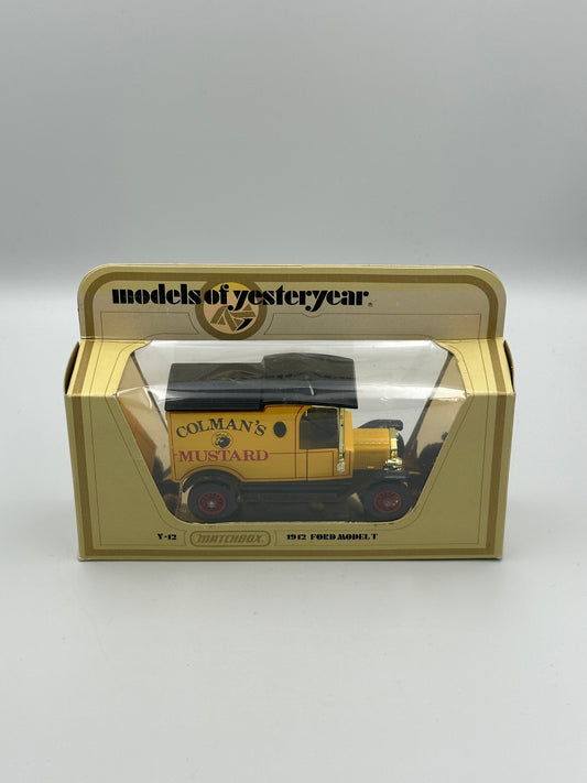 Matchbox Models of Yesteryear 1912 Ford Model 'T' Van "Colman's Mustard"