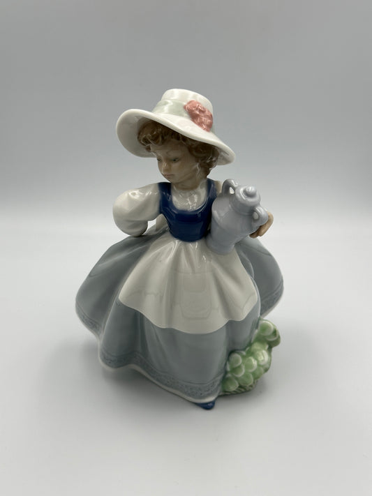 NAO by Lladro "Little Girl with Water Jug" #493