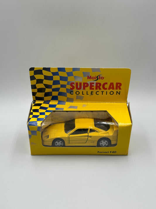 Ferrari F40 Yellow (Maisto Supercar Collection)