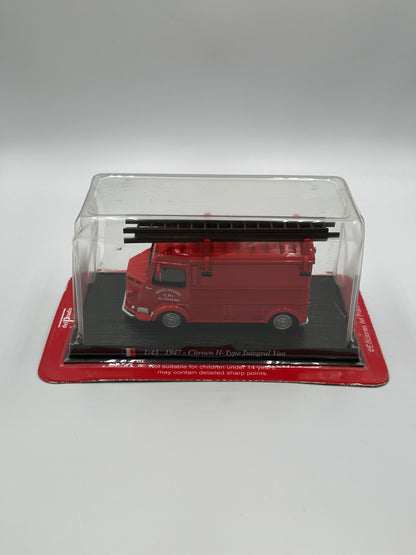 Del Prado Fire Engines of The World Issue 13. 1947 Citroen H Type Fire Truck FRANCE 1:43