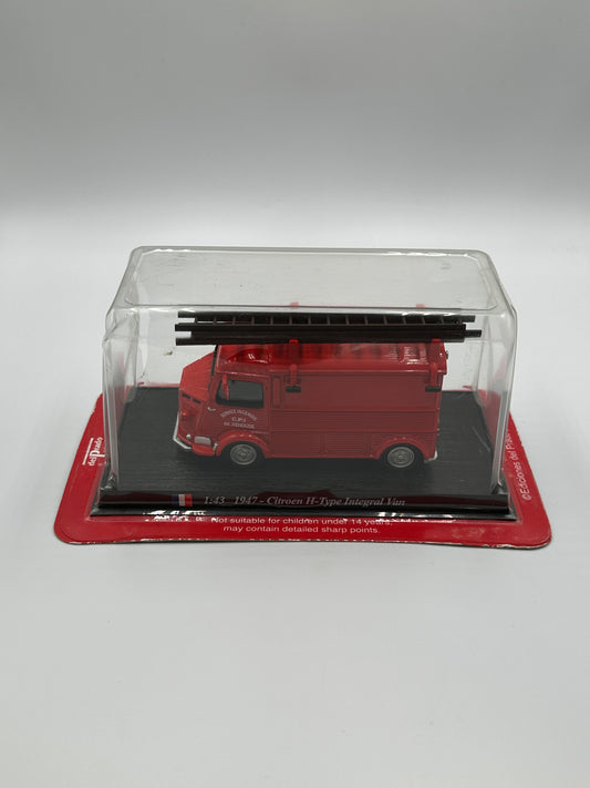 Del Prado Fire Engines of The World Issue 13. 1947 Citroen H Type Fire Truck FRANCE 1:43
