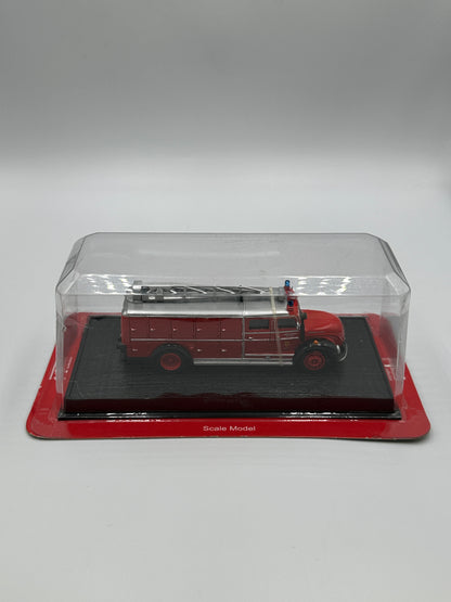 Del Prado Fire Engines of The World Issue 14. 1954 Magirus Deutz RKW7 Fire Crane GERMANY 1:72