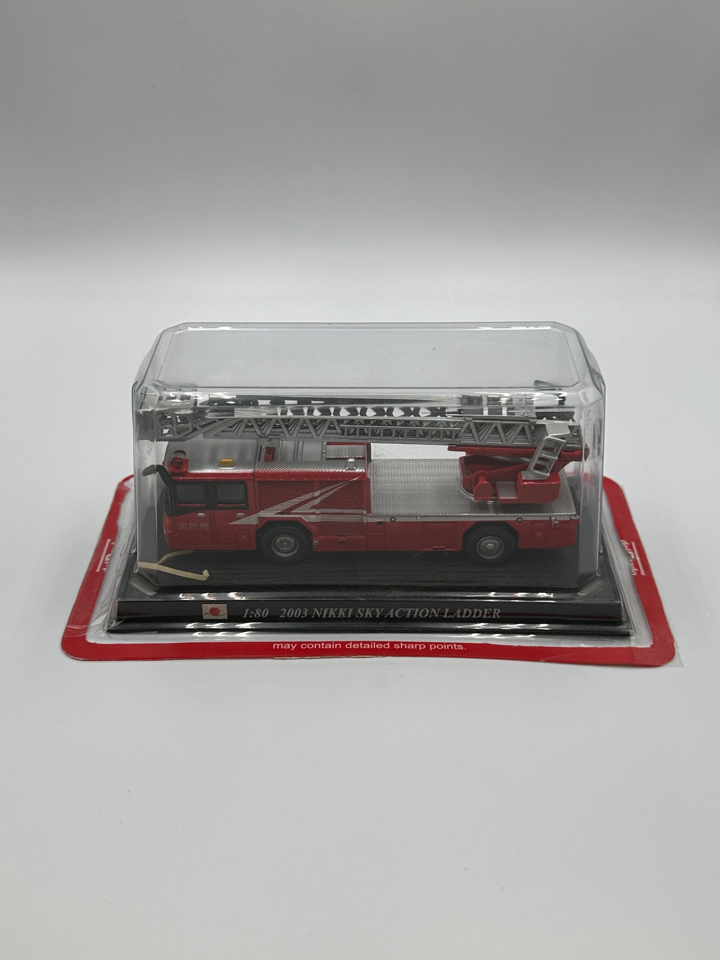 Del Prado Fire Engines of The World Issue 21. 2003 Nikki Sky Action Fire Escape Ladder JAPAN 1:80