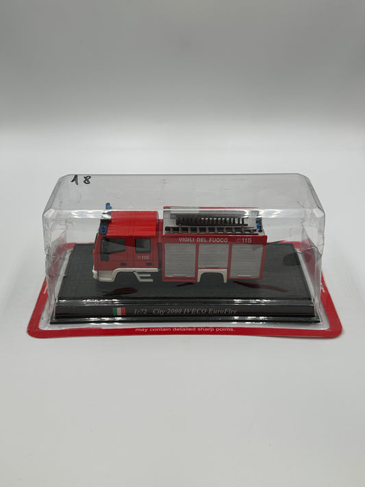 Del Prado Fire Engines of The World Issue 18. City 2000 IVECO Magirus EuroFire ITALY 1:72