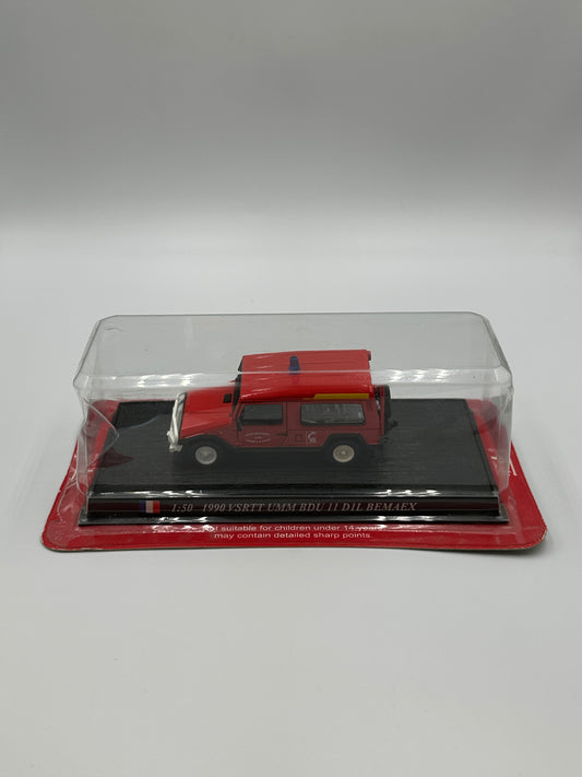 Del Prado Fire Engines of The World Issue 16. 1990 VSRTT UMM BDU 11 D1L BEMAEX FRANCE 1:50