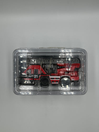 Del Prado Fire Engines of The World Issue 15. 1985 Morita Super Gyro Fire Ladder MLEX5-30 JAPAN 1:64