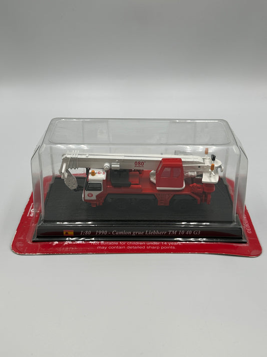 Del Prado Fire Engines of The World Issue 25. 1990 Liebherr TM1040 G3 Fire Crane SPAIN 1:80