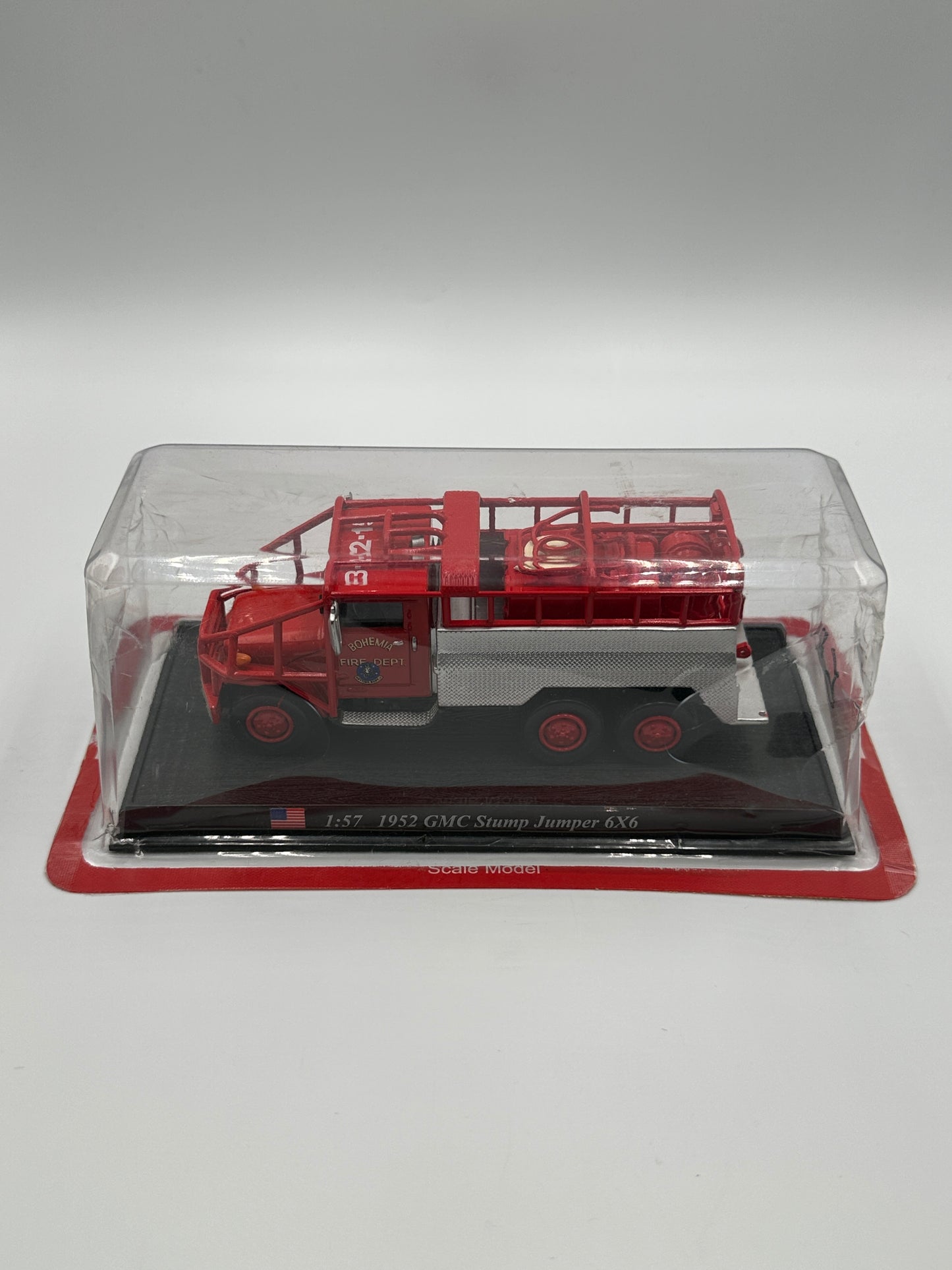Del Prado Fire Engines of The World Issue 54. 1952 GMC 6x6 Forest Fire Engine USA 1:57 Stump Jumper