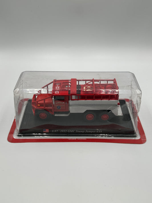 Del Prado Fire Engines of The World Issue 54. 1952 GMC 6x6 Forest Fire Engine USA 1:57 Stump Jumper