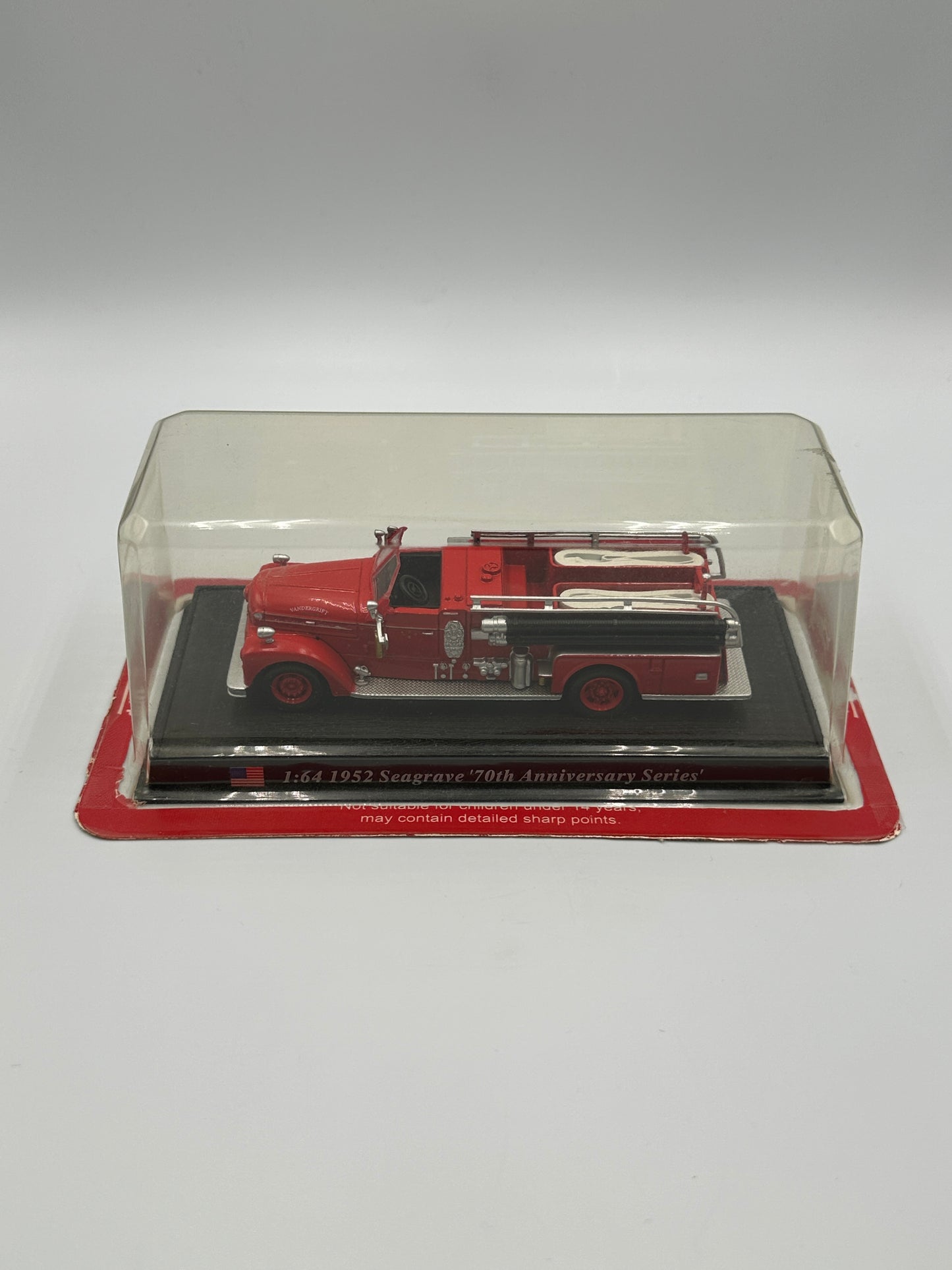 Del Prado Fire Engines of The World Issue 58.1952 Seagrave Fire Pumper 70th Anniversary USA 1:64