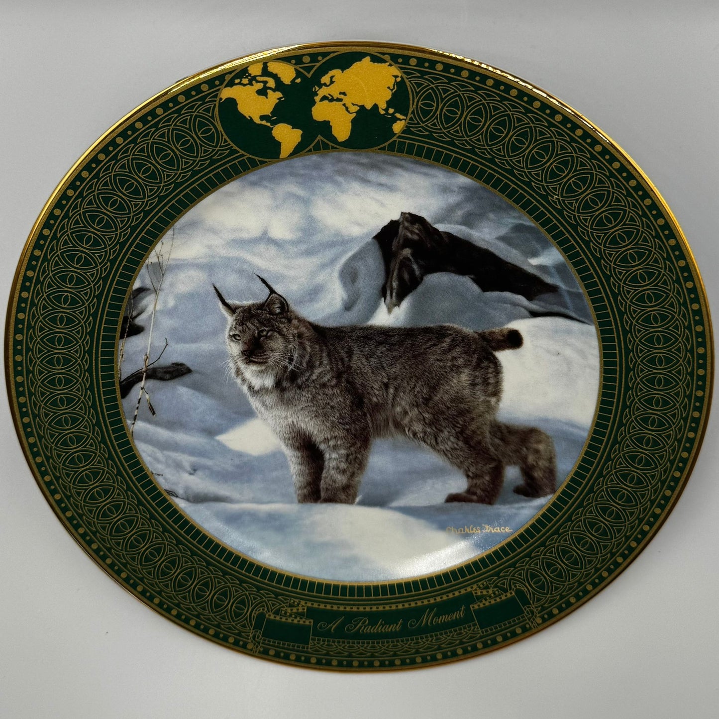 THE BRADFORD LIMITED EDITION COLLECTORS PLATE + BOX + COA "A RADIANT MOMENT"