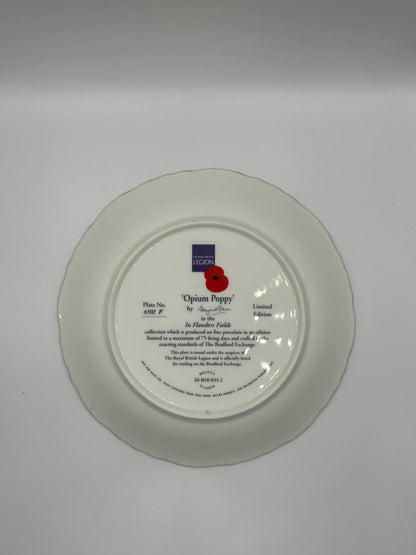 Royal British Legion Collector Plate – “Opium Poppy”