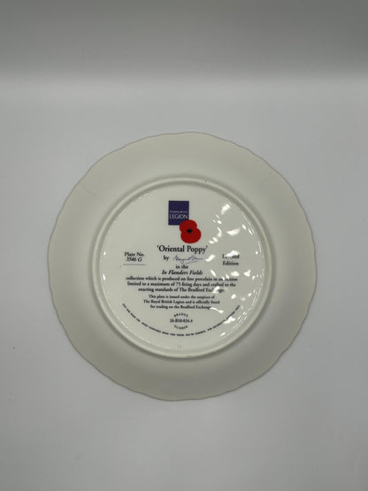 Royal British Legion Collector Plate – “Oriental Poppy”