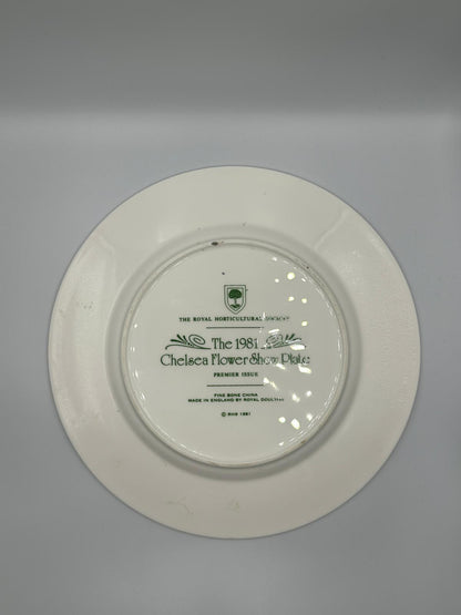 Royal Doulton Collector Plate – Chelsea Flower Show (1981) – Premier Issue
